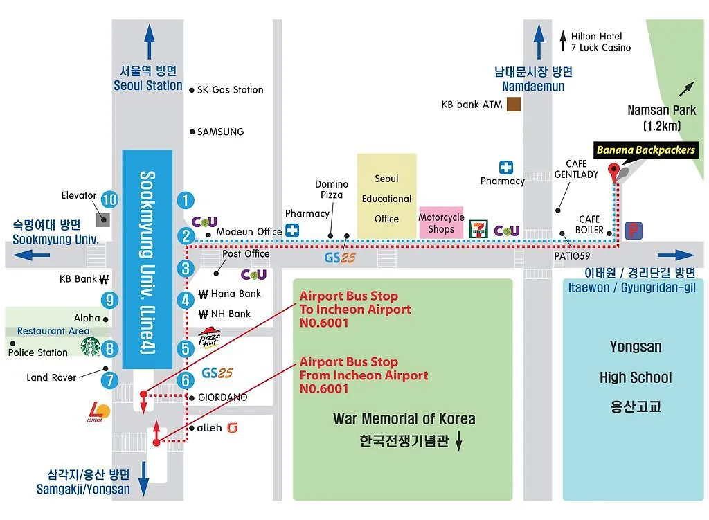 Banana Backpackers Hotel Seoul